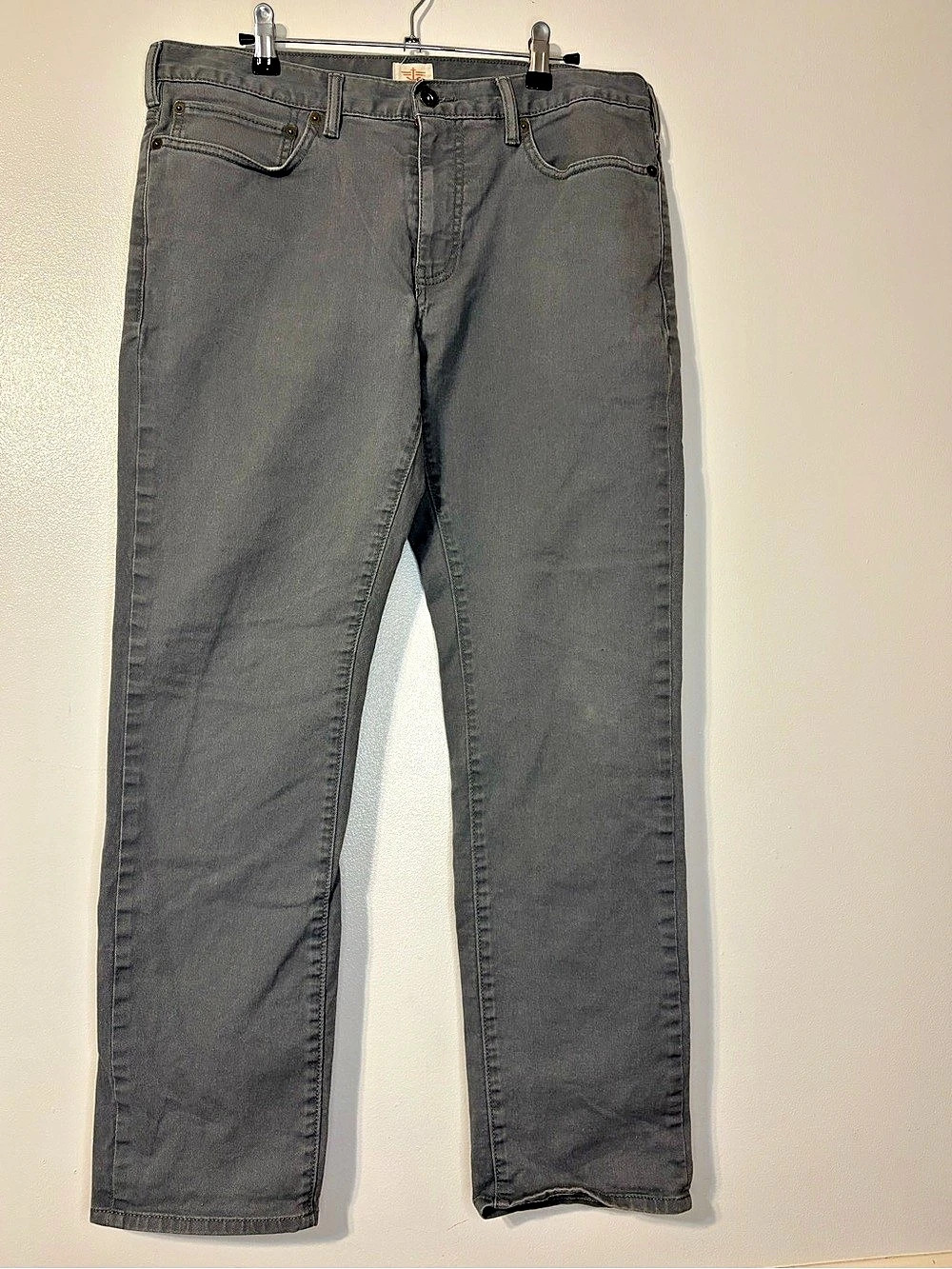Dockers Straight Leg Jeans Gray Waist 34